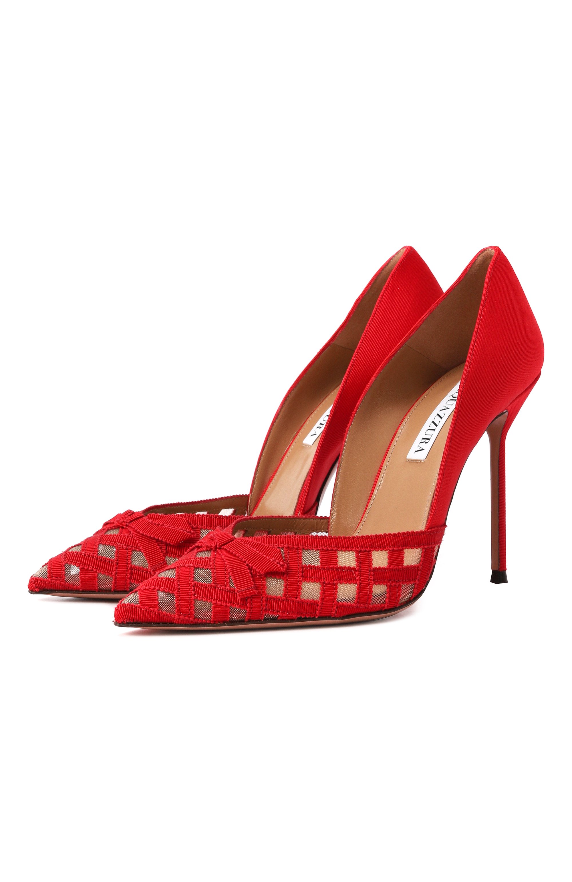 Текстильные туфли romance 105 AQUAZZURA, арт. RMNHIGP0-GFM-000, фото 1