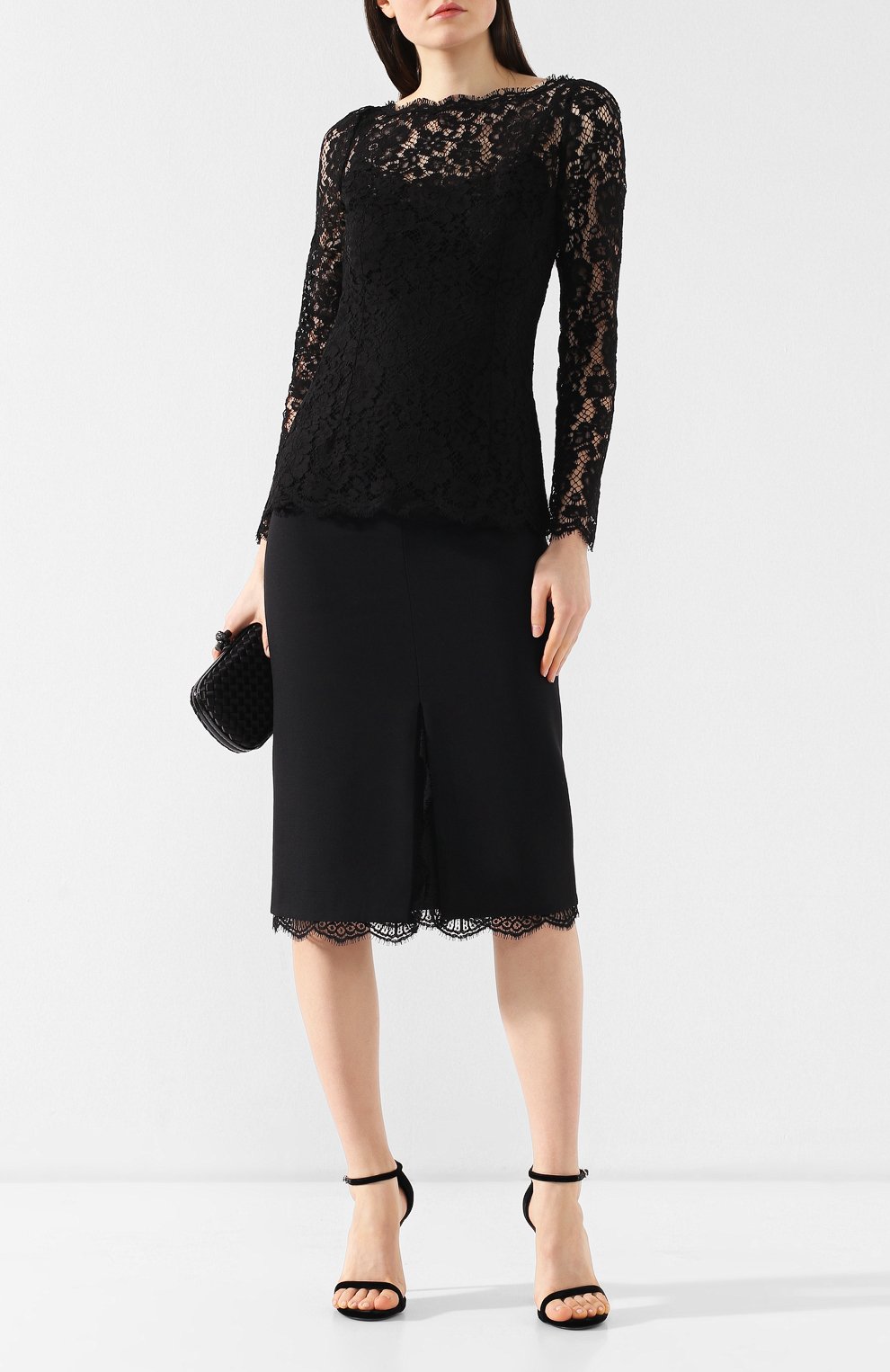 Кружевной топ DOLCE & GABBANA, арт. F7U31T/HLMCK, фото 2