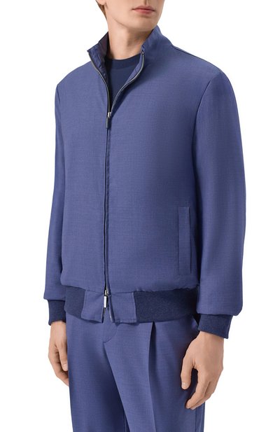 Шерстяной бомбер CAPOBIANCO, арт. 20M189.FU00., фото 3