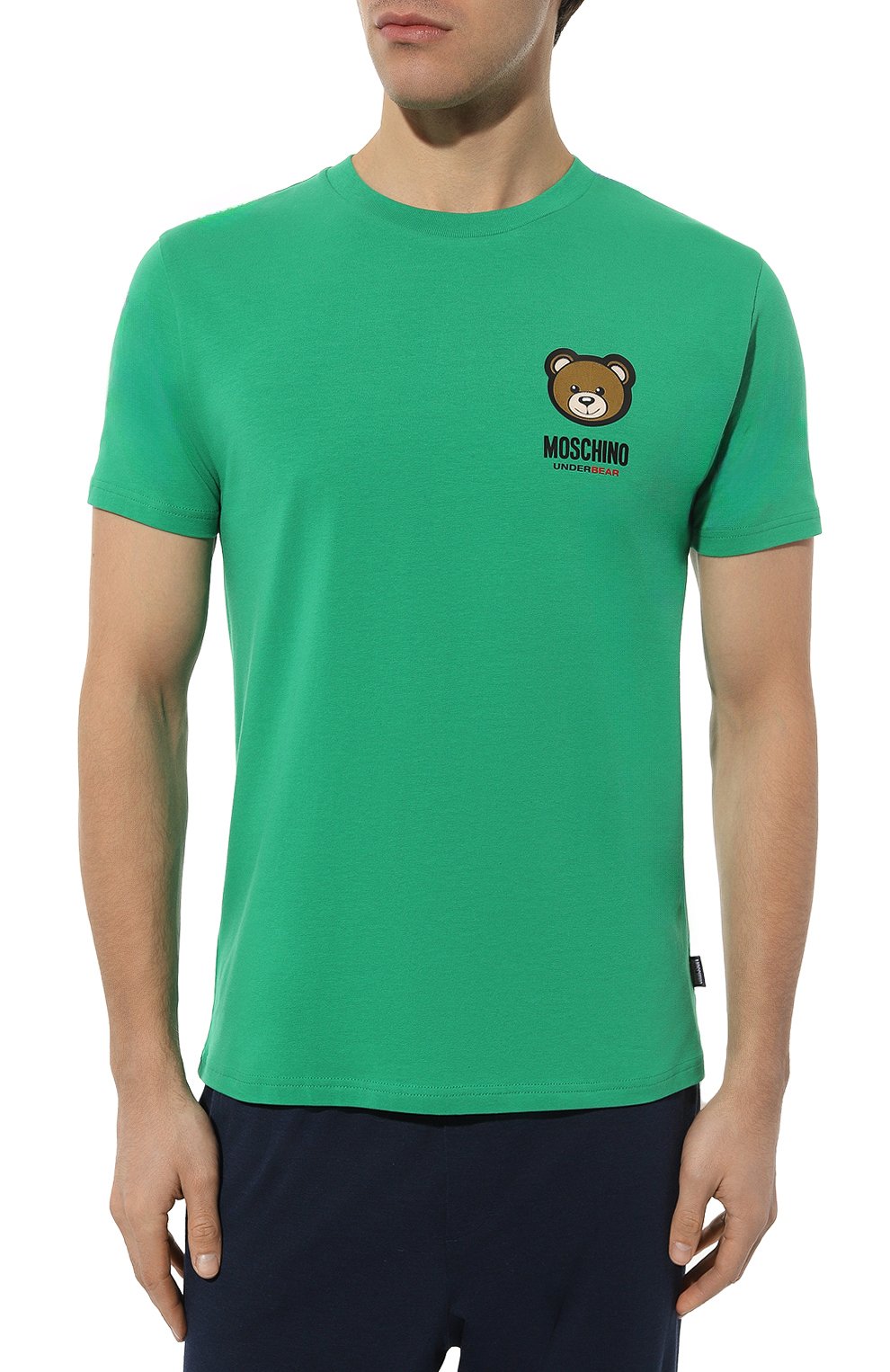 Хлопковая футболка MOSCHINO, арт. A0788/4410, фото 3