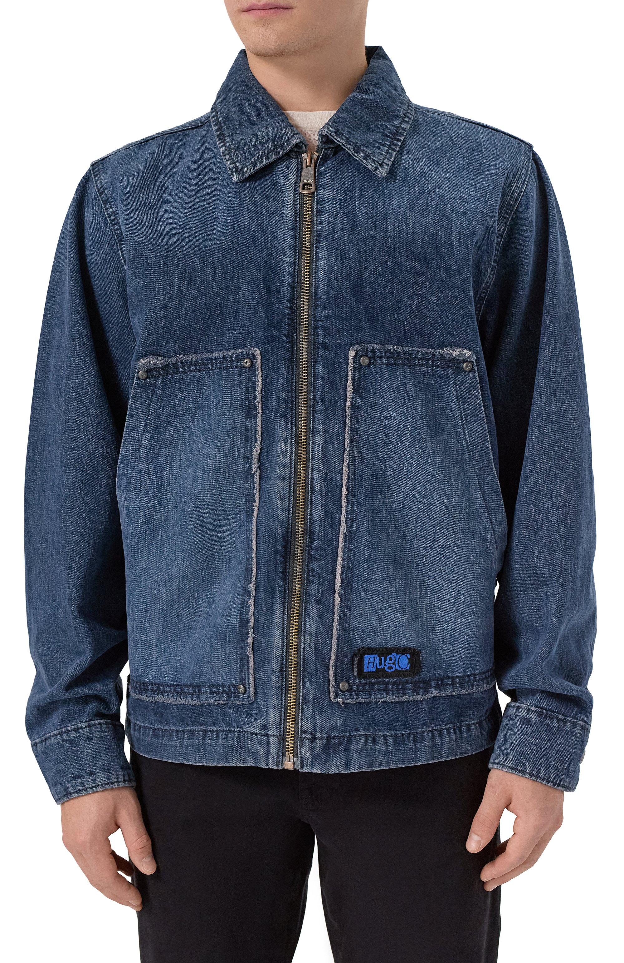 Джинсовая куртка chian HUGO BLUE, арт. 50541725, фото 3