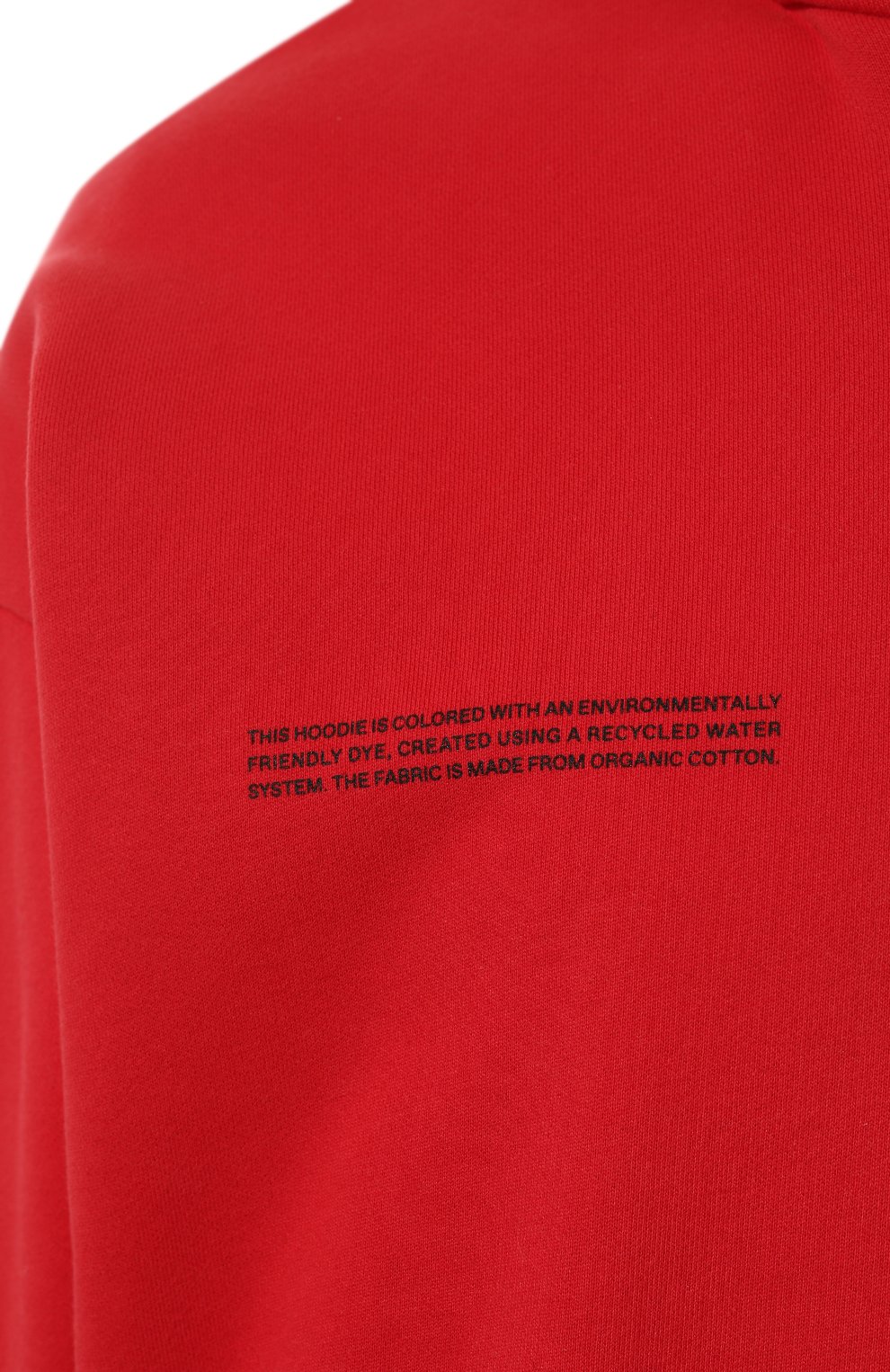 Хлопковое худи PANGAIA красного цвета по цене 20750 руб., арт. ORGANIC COTTON HOODIE, фото 9 Хлопковое худи PANGAIA, арт. ORGANIC COTTON HOODIE, фото 9