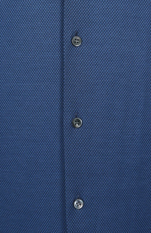 Хлопковая сорочка Giorgio Armani GM000056/TE14817 Синий  GM000056/TE14817 Фото 6