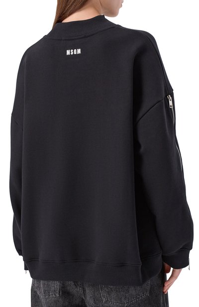 Хлопковый свитшот MSGM, арт. 3941MDM83/257795, фото 4