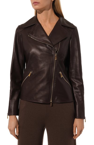 Кожаная куртка KITON, арт. D51674K0541F04, фото 3