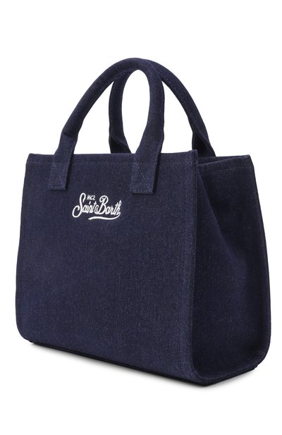 Сумка vanity midi MC2 SAINT BARTH темно-синего цвета по цене 32350 руб., арт. VANMD001-01031L/VANITY BAG MIDI, фото 4 Сумка vanity midi MC2 SAINT BARTH, арт. VANMD001-01031L/VANITY BAG MIDI, фото 4