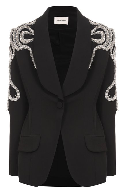 Женский жакет с отделкой кристаллами ZUHAIR MURAD, арт. FJK25001/CRCA019