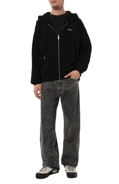 Хлопковая толстовка OFF-WHITE, арт. 0MBE015F24FLE001, фото 2