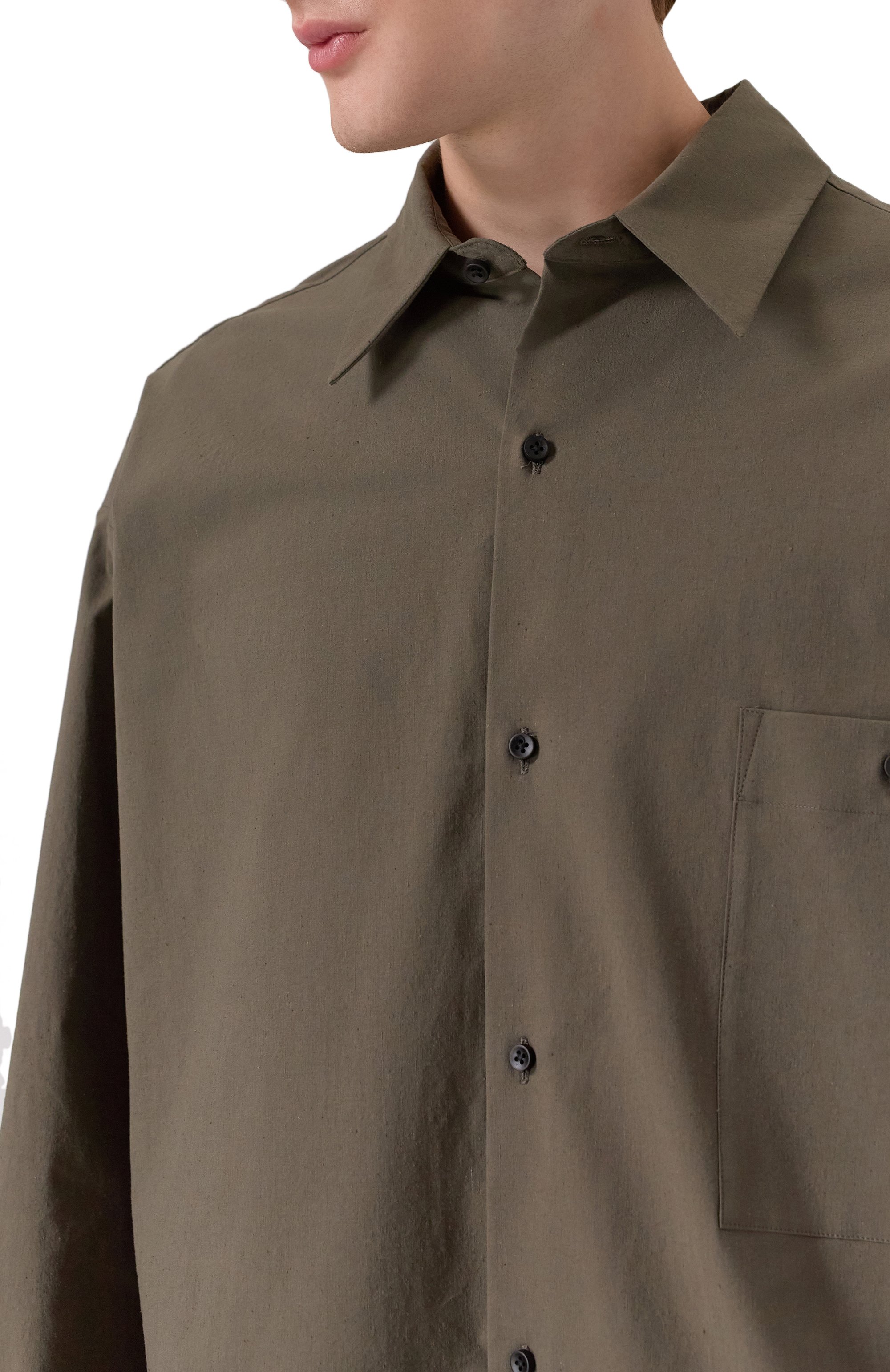 Хлопковая рубашка UMA WANG, арт. W2 M UM1501, фото 5