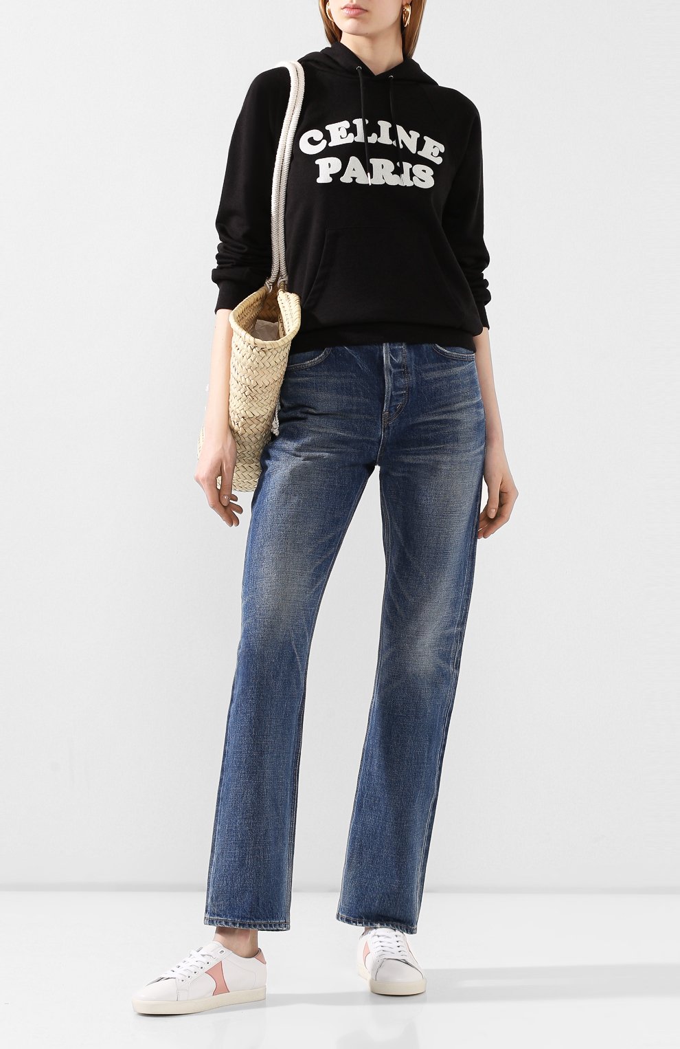 Хлопковое худи CELINE, арт. 2Y147607F, фото 2