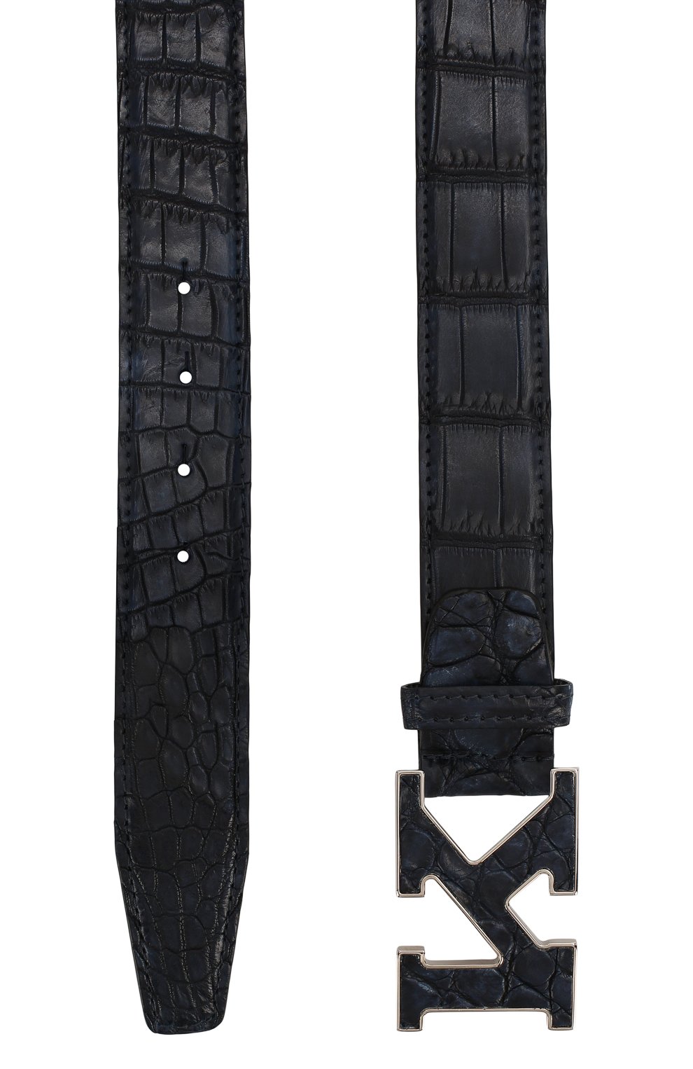 Ремень из кожи крокодила KITON, арт. USC20PN00102/CNIL, фото 2
