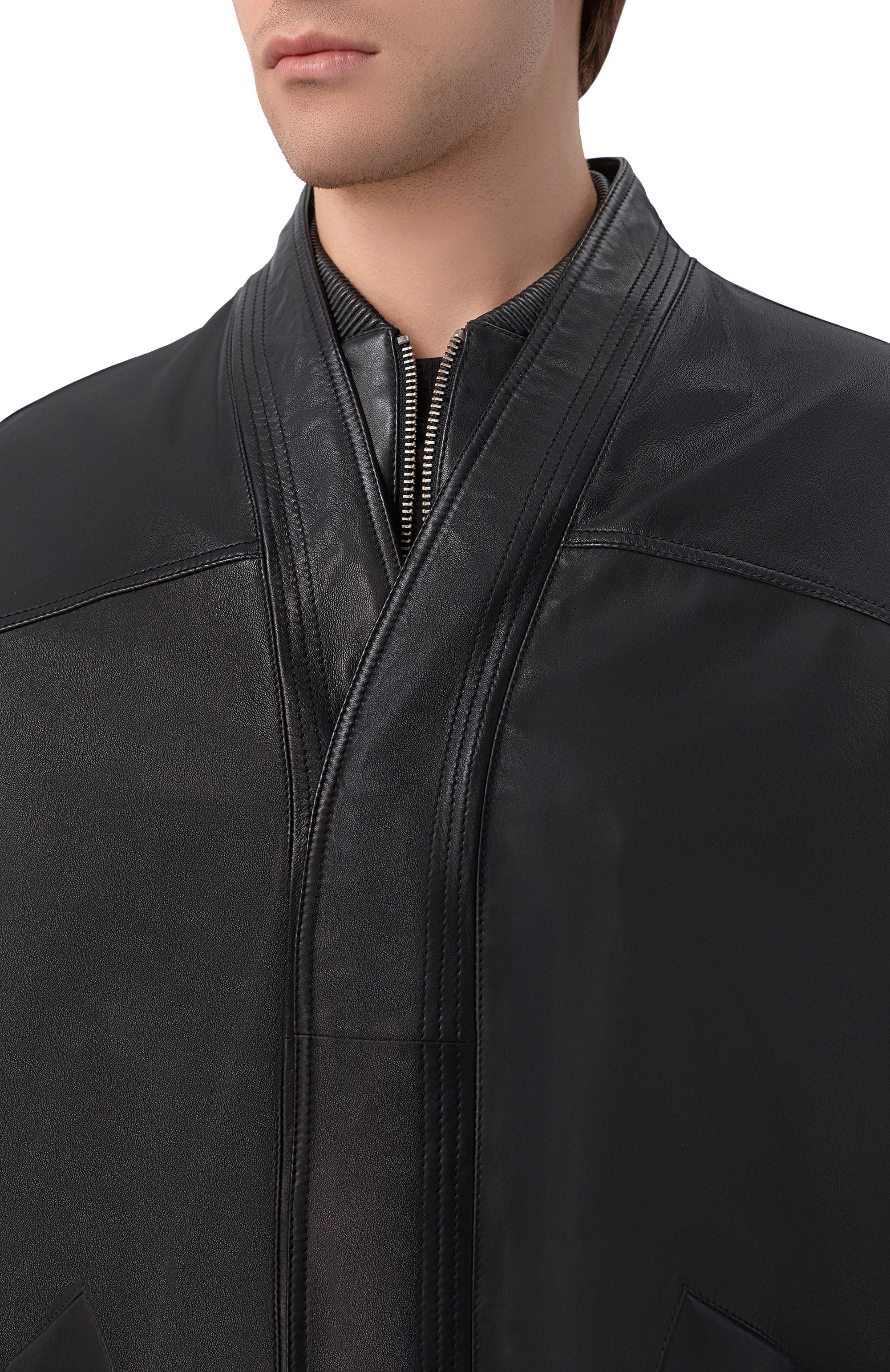 Кожаный бомбер MORDECAI, арт. 26E96MRU28S, фото 5