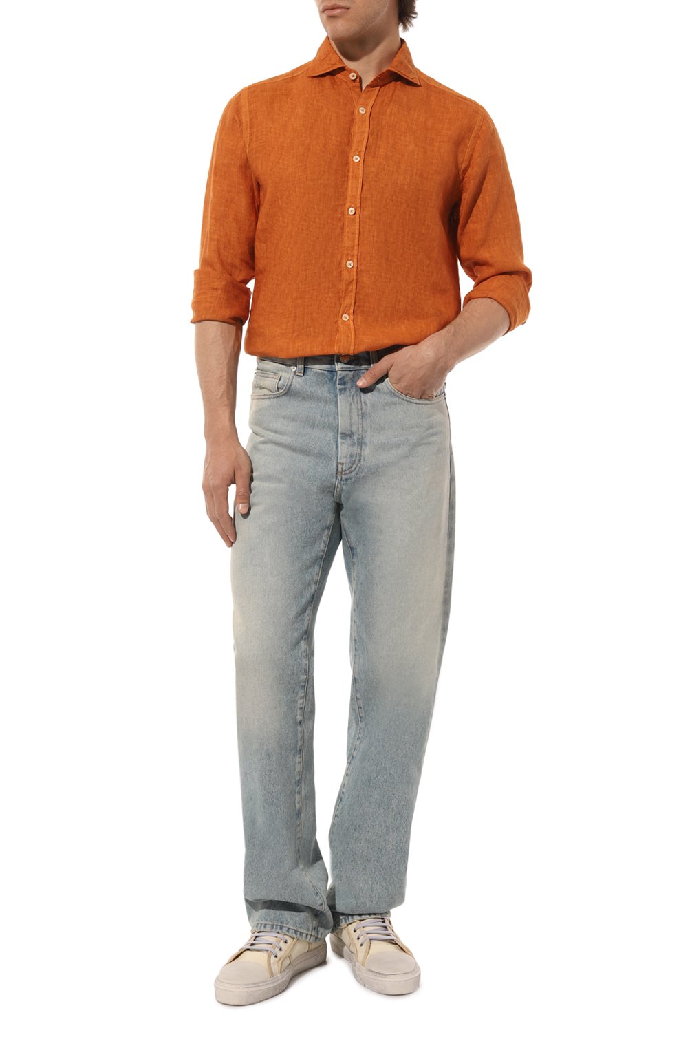 Льняная рубашка CANALI, арт. L7B1/GM02128, фото 2