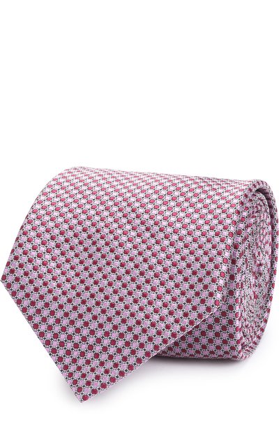 Мужской шелковый галстук с узором BRIONI, арт. 062H/06447