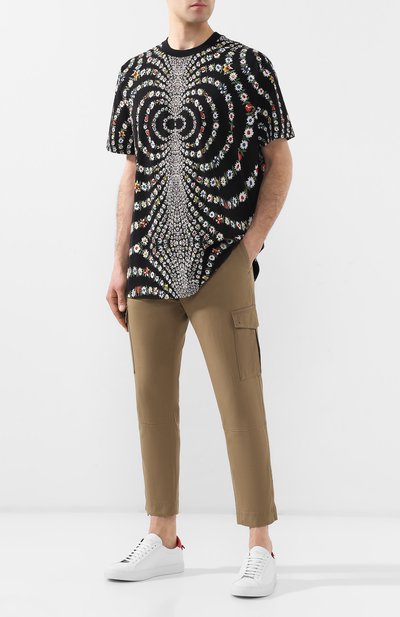 Хлопковая футболка  GIVENCHY, арт. BM70PR3002, фото 2