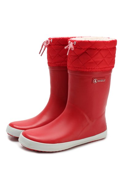 Резиновые сапоги с шерстяной отделкой AIGLE, арт. 245384/GIB0ULEE, фото 1