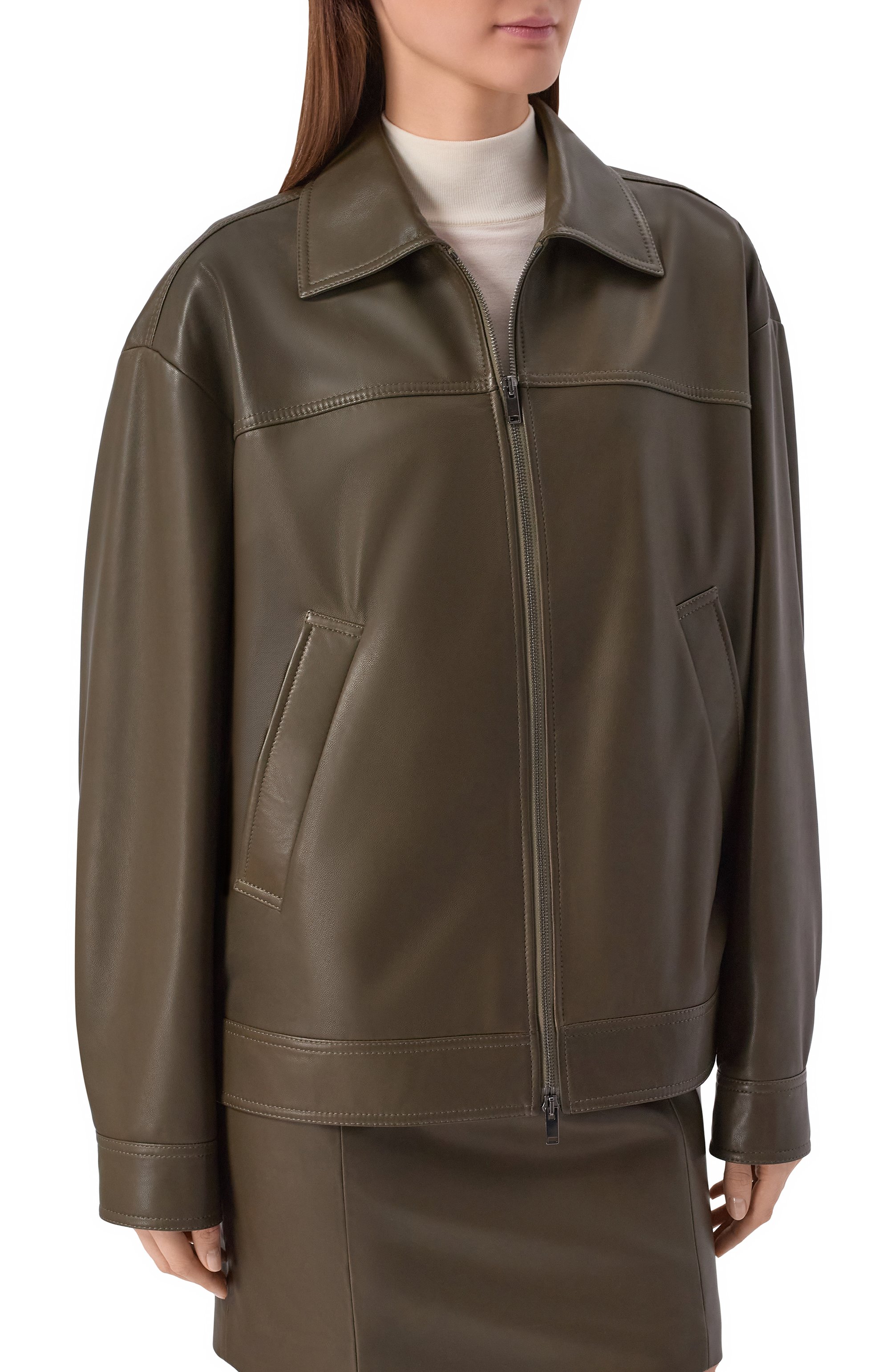 Кожаная куртка MVST, арт. M26.2PW.L003/L011 NAPPA, фото 3