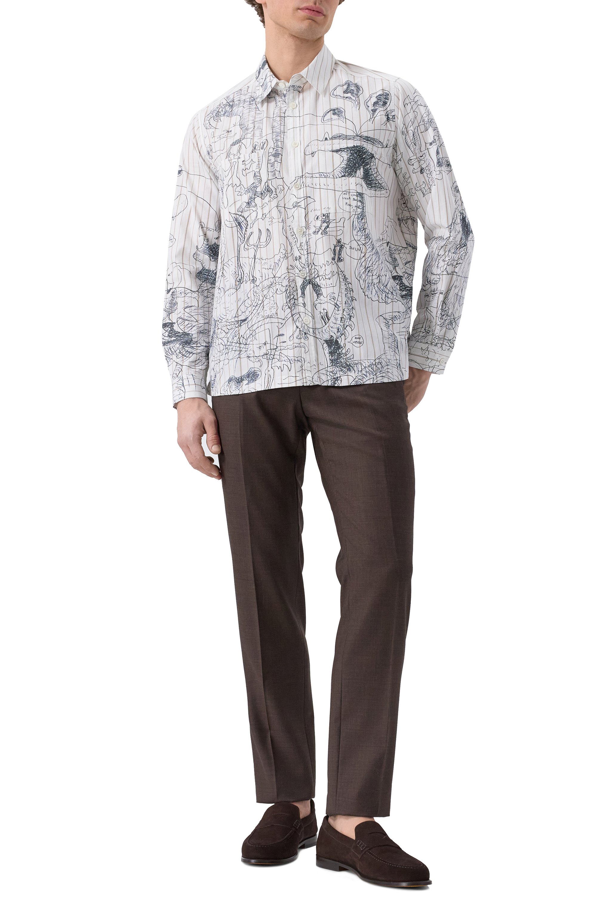 Хлопковая рубашка DOMREBEL, арт. UT0PIA/L0NGSLEEVE SHIRT, фото 2