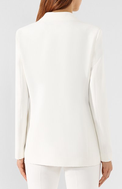 Двубортный жакет MSGM белого цвета по цене 35750 руб., арт. 2741MDG09 195600, фото 4 Двубортный жакет MSGM, арт. 2741MDG09 195600, фото 4
