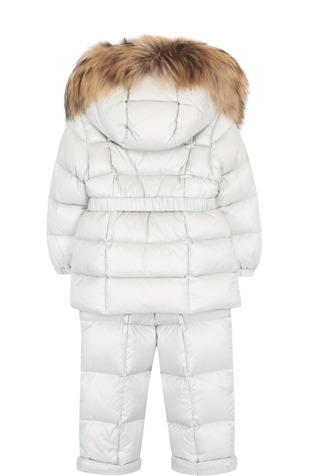 Комплект из пуховой куртки и комбинезона на подтяжках MONCLER ENFANT, арт. D2-951-70336-25-53048, фото 2