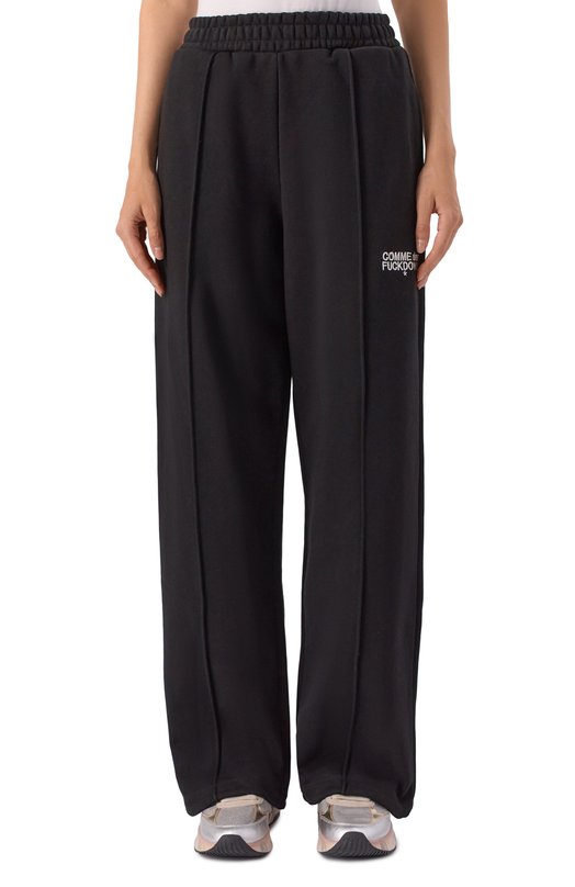 Хлопковые брюки Comme des Fuckdown CFABW01374 Чёрный  CFABW01374 Фото 3