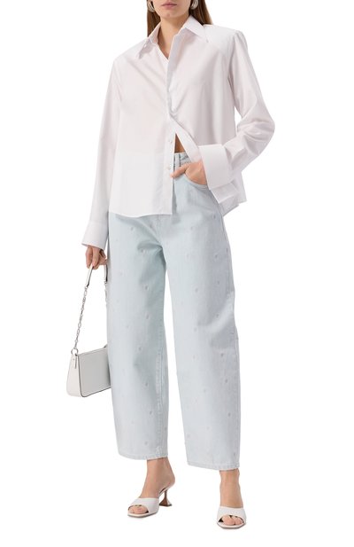 Джинсы HUGO голубого цвета по цене 22450 руб., арт. 50535135, фото 2 Джинсы HUGO, арт. 50535135, фото 2