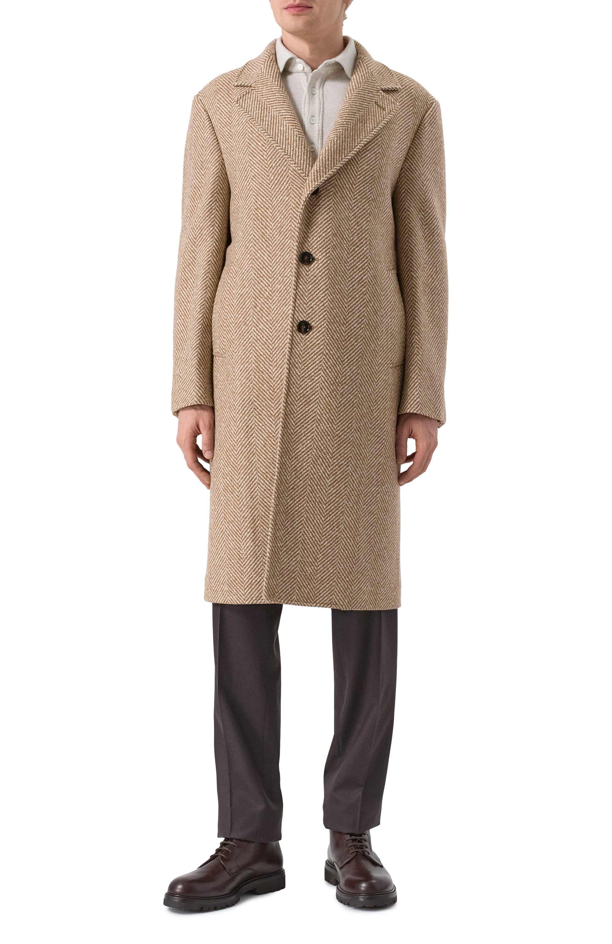 Пальто из кашемира и шелка BRUNELLO CUCINELLI, арт. MY4929136, фото 3