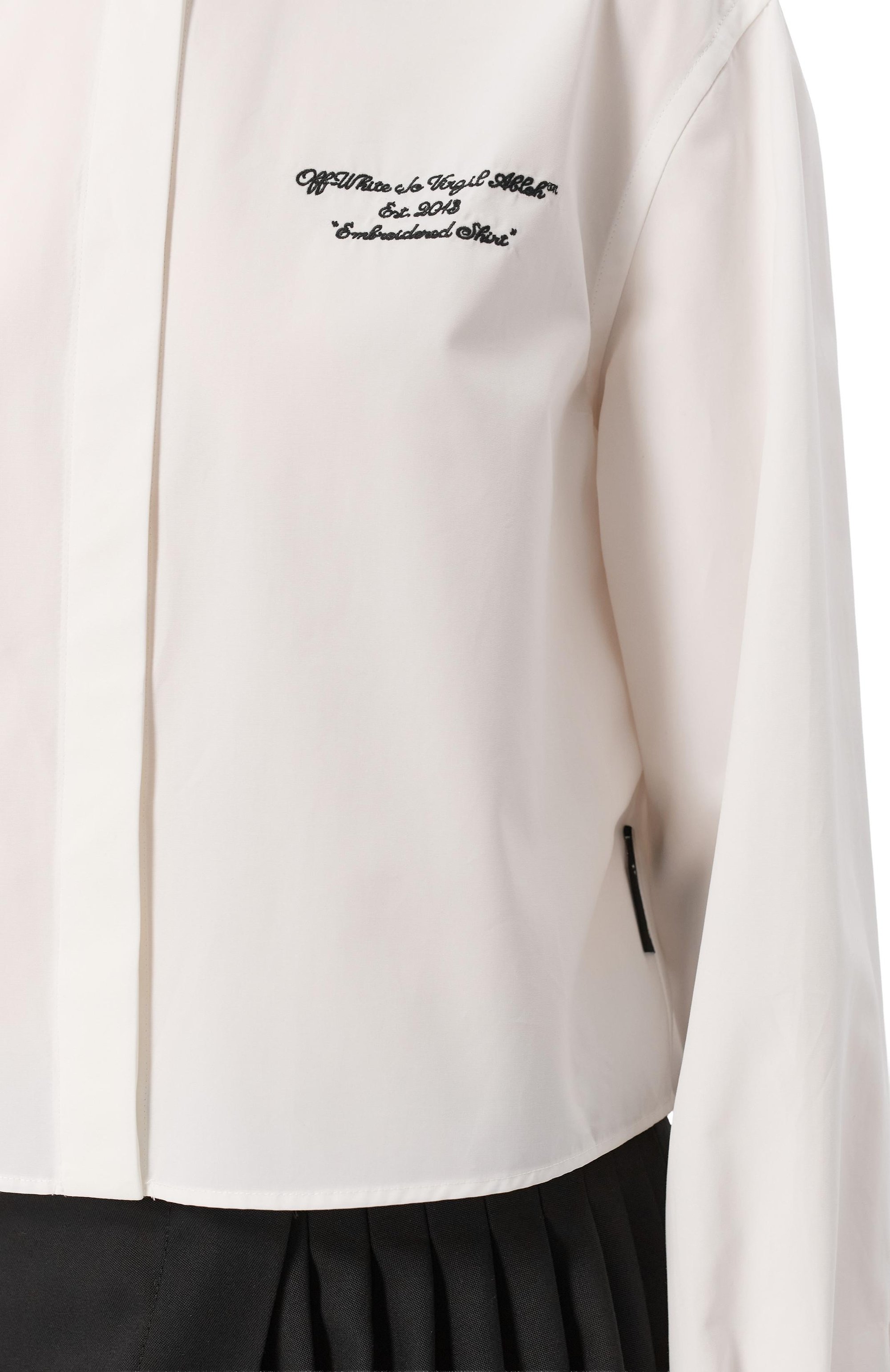 Хлопковая рубашка OFF-WHITE, арт. 0WGE02AS25FAB0010110, фото 5