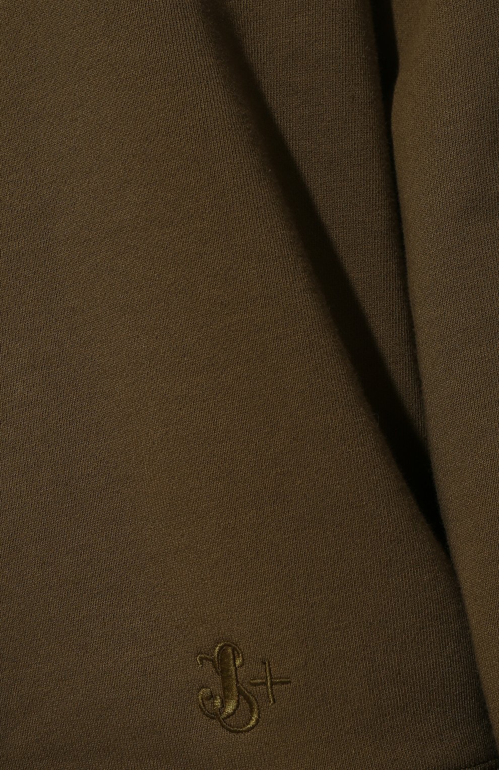 Хлопковый свитшот JIL SANDER хаки цвета по цене 46150 руб., арт. JPPU707516-WU248608, фото 5 Хлопковый свитшот JIL SANDER, арт. JPPU707516-WU248608, фото 5