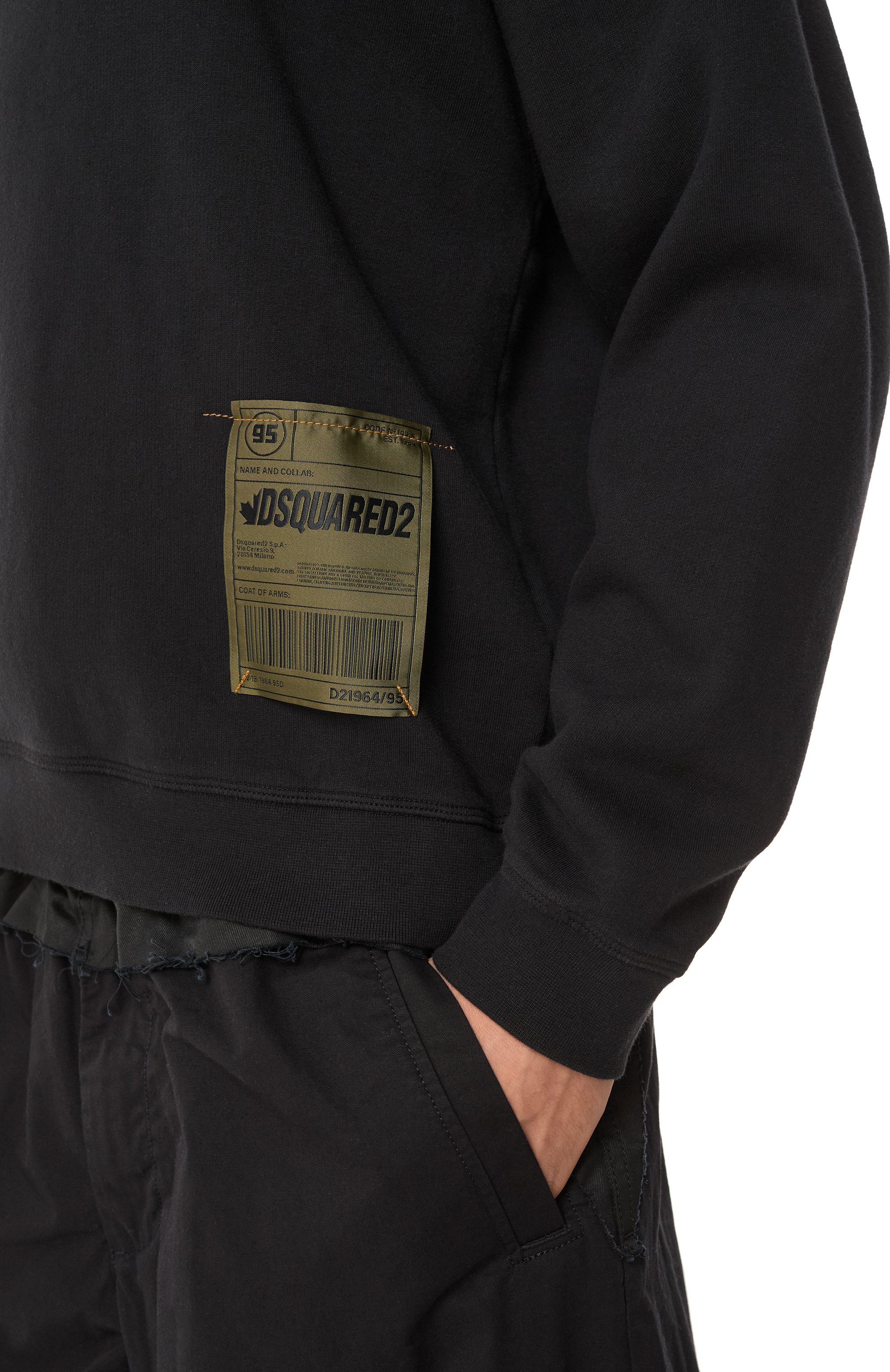 Хлопковое худи DSQUARED2, арт. S74GU0862/S25030, фото 5