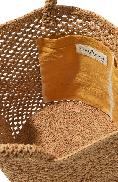 Сумка SANS-ARCIDET темно-бежевого цвета по цене 21550 руб., арт. KAPITY LACY-K/M, фото 5 Сумка SANS-ARCIDET, арт. KAPITY LACY-K/M, фото 5