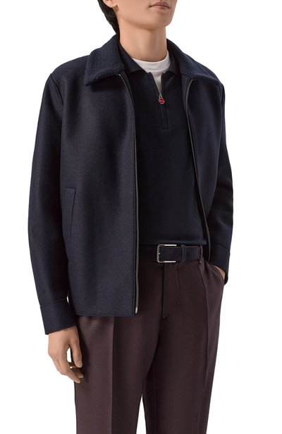 Мужской замшевый ремень SANTONI, арт. CM35VS003B91E2M0S50