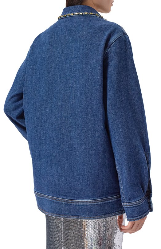 Джинсовая куртка N21 0021/0496 Синий  0021/0496 Фото 4