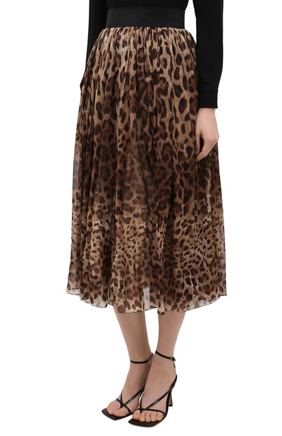 Шелковая юбка DOLCE & GABBANA, арт. F4B0PT/FS1AR, фото 3