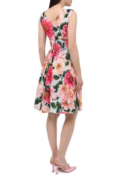 Хлопковое платье DOLCE & GABBANA, арт. F6J7HT/HS5H9, фото 4