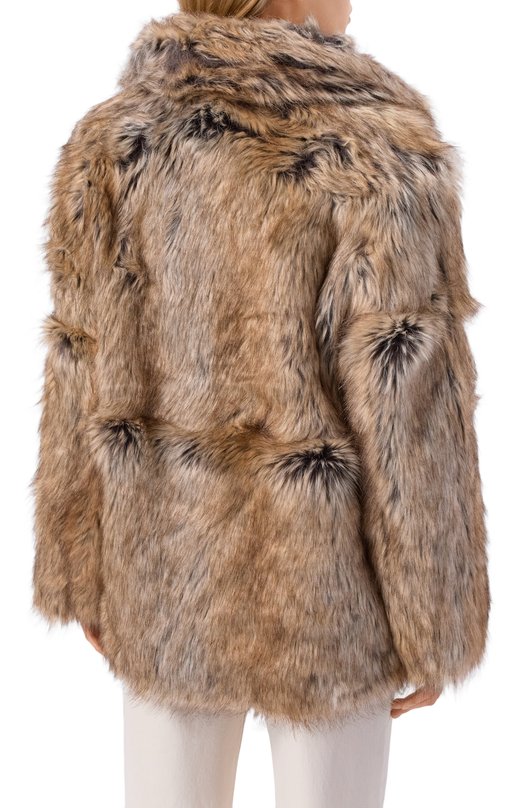 Шуба из экомеха Zadig and Voltaire WWC001216 Бежевый  WWC001216 Фото 4