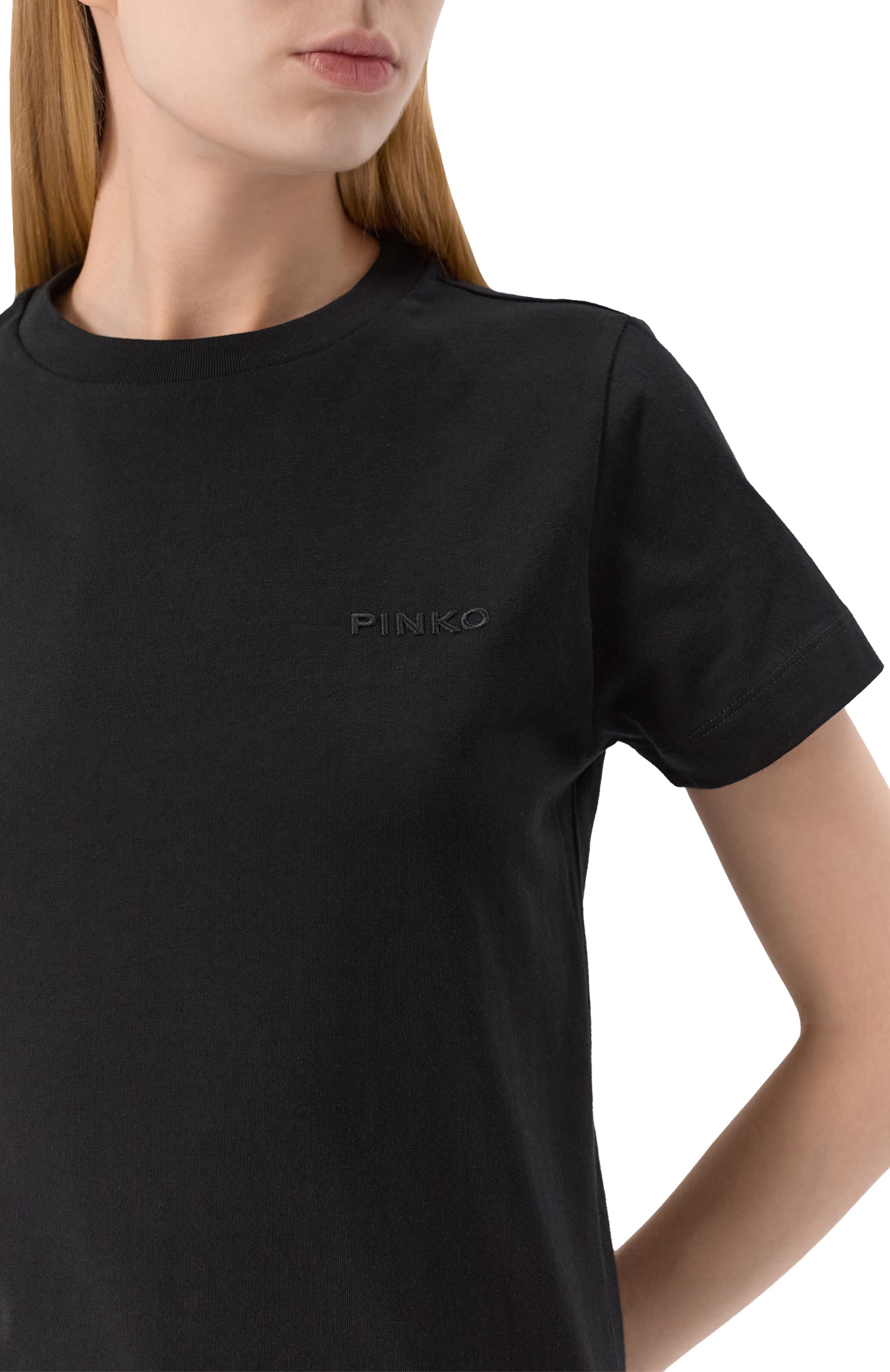 Хлопковая футболка PINKO, арт. 101752/A2HN, фото 5