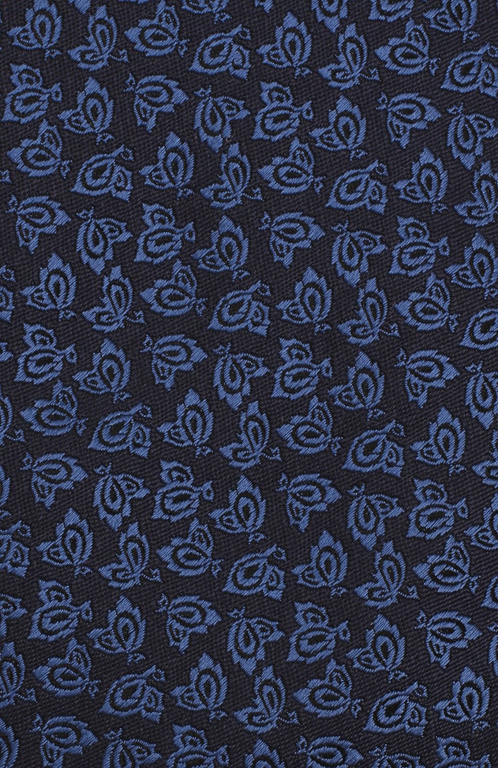 Шелковый галстук ZEGNA темно-синего цвета по цене 23700 руб., арт. Z6E00/1XW, фото 3 Шелковый галстук ZEGNA, арт. Z6E00/1XW, фото 3