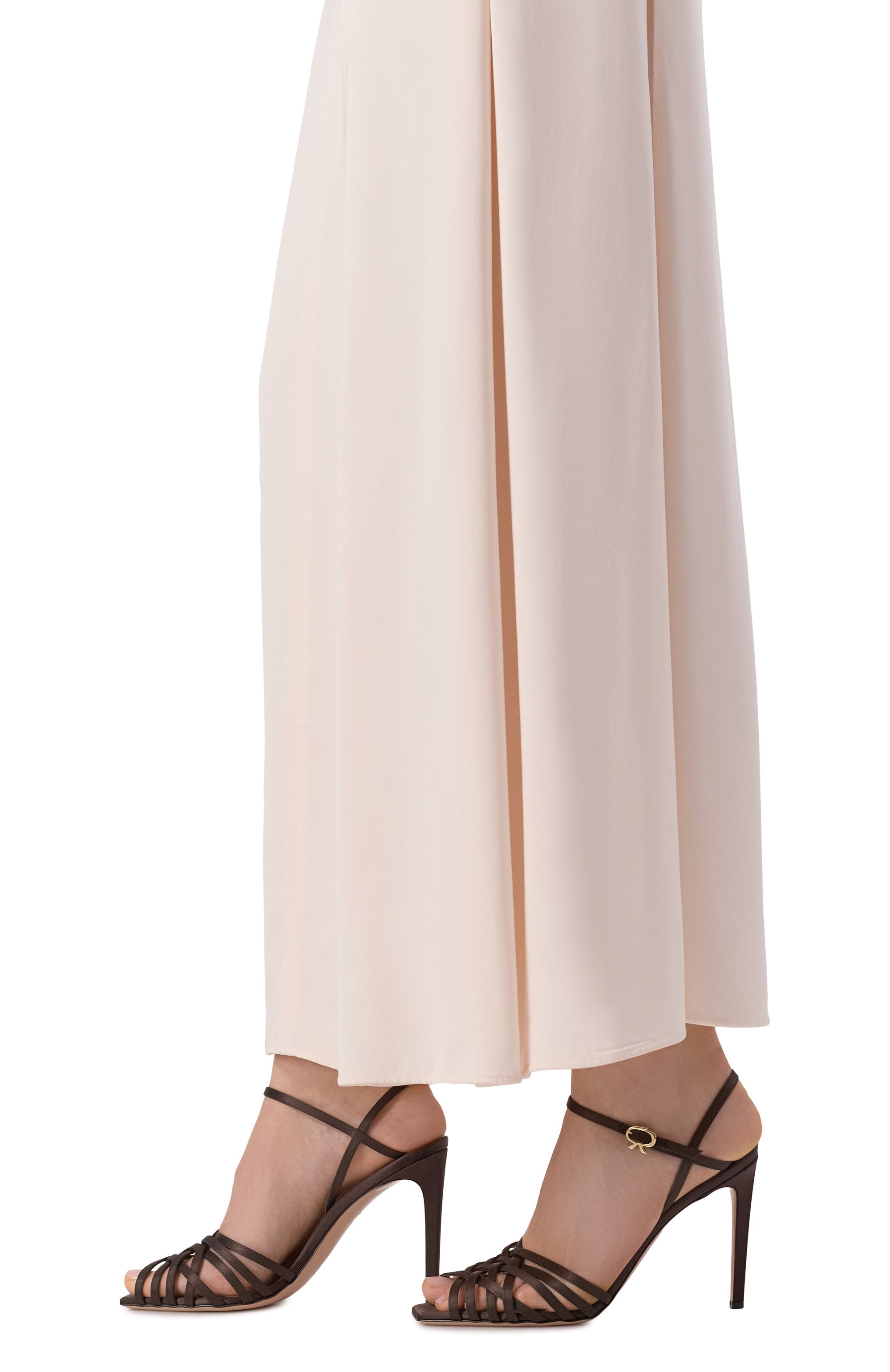 Текстильные босоножки kerry 95 GIANVITO ROSSI, арт. G32629.95RIC.CREM0KA, фото 2