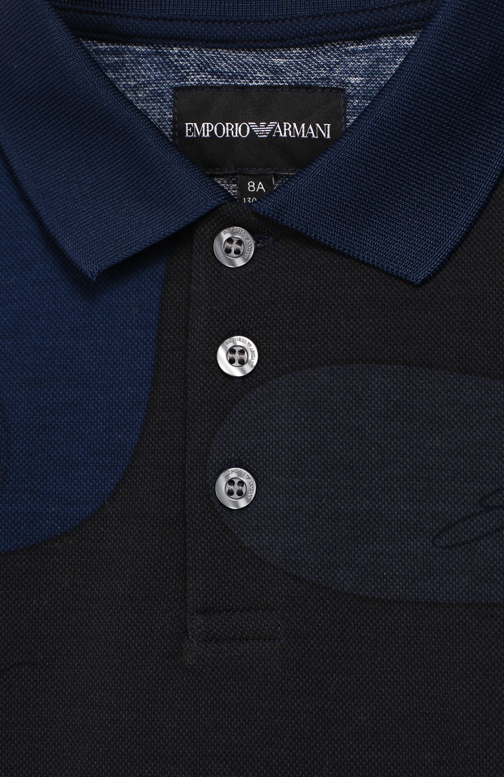 Хлопковое поло EMPORIO ARMANI, арт. 3G4FR9/1JRUZ, фото 3