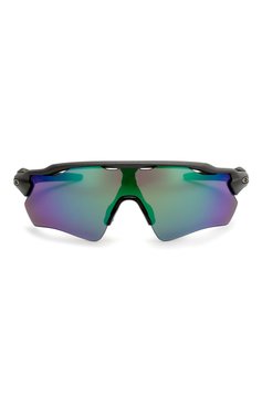 Женские солнцезащитные очки OAKLEY черного цвета, арт. 9208-9208A1 | Фото 3 (Кросс-КТ: С/з-унисекс; Региональные ограничения белый список (Axapta Mercury): RU; Тип очков: С/з; Очки форма: Маска; Оптика Гендер: оптика-унисекс)