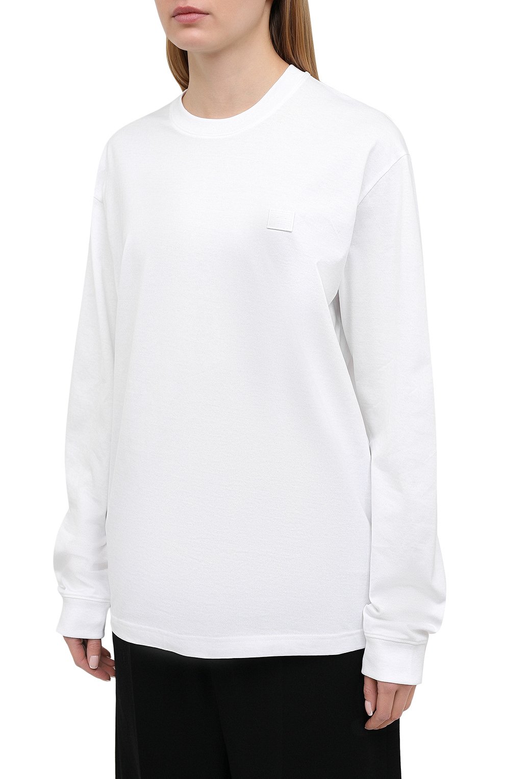 Хлопковый лонгслив ACNE STUDIOS, арт. CL0087/W, фото 3