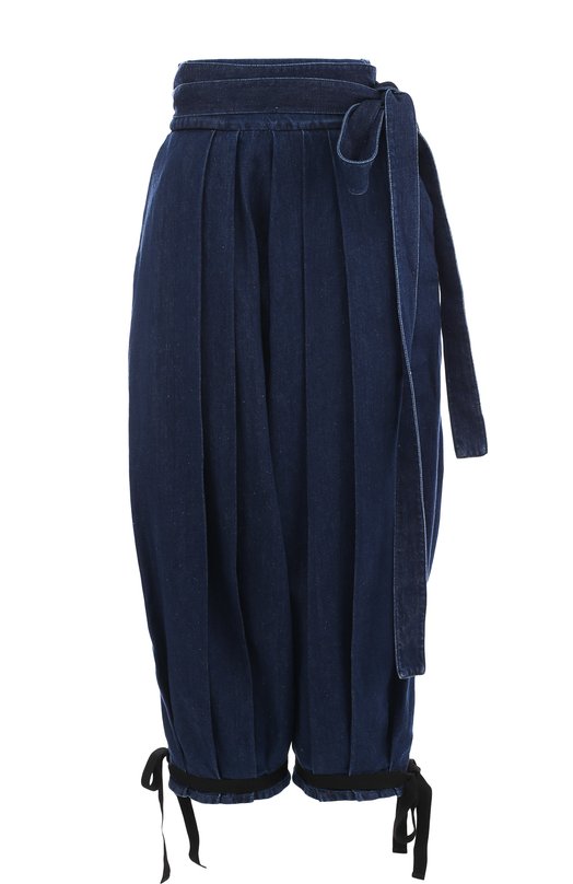 

Укороченные джинсы свободного кроя с поясом JW Anderson, Синий