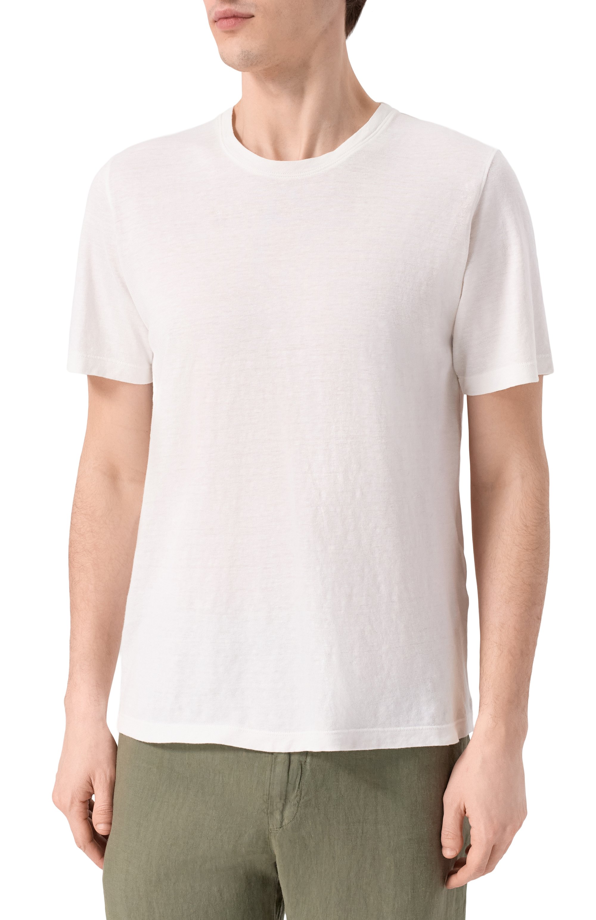 Футболка изо льна и хлопка 120% LINO, арт. 33ALIM7186/G308/S01, фото 3