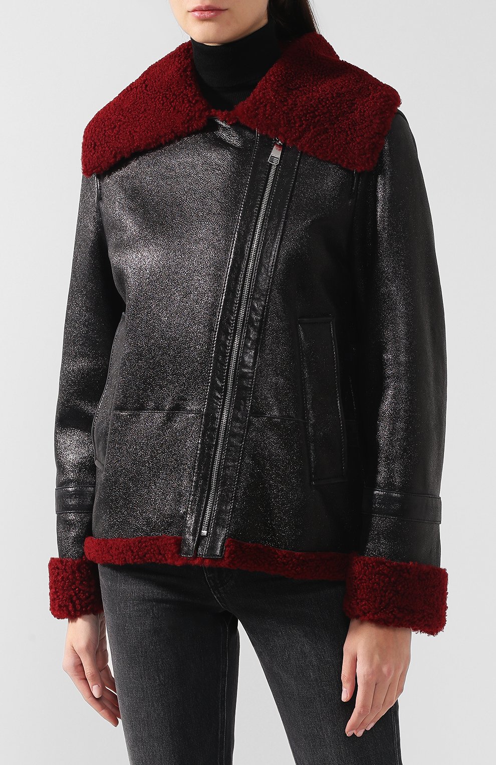 Дубленка из овчины на молнии BOSS, арт. 50396388, фото 3