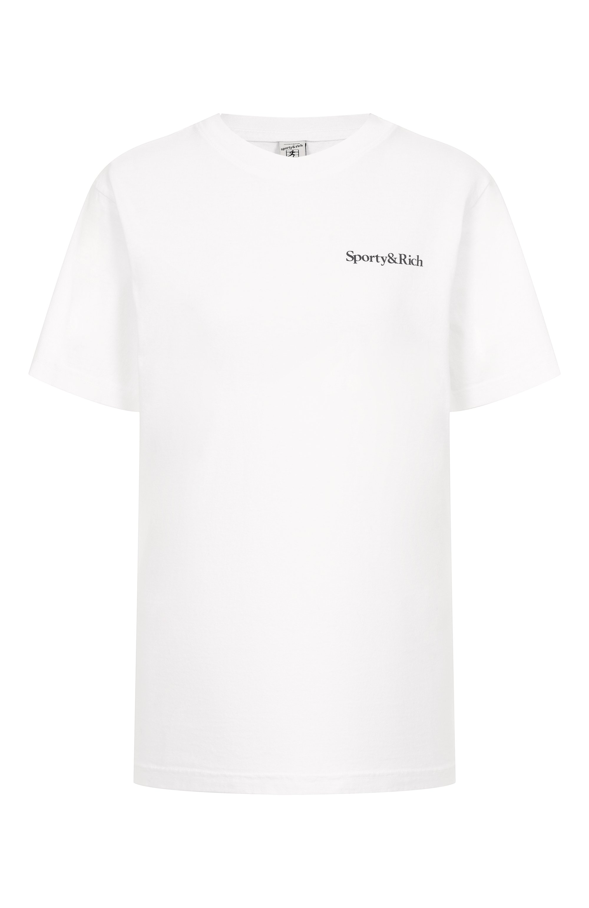 Хлопковая футболка SPORTY AND RICH, арт. T0043602006WH01, фото 1