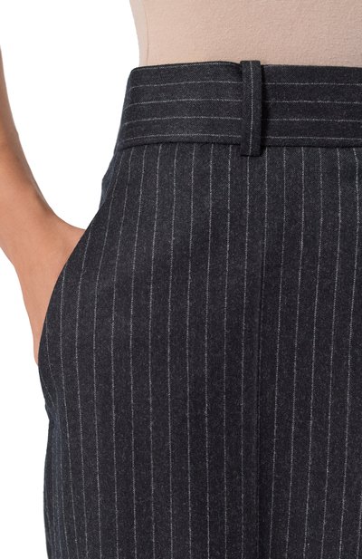 Шерстяные брюки PETAR PETROV темно-серого цвета по цене 132000 руб., арт. F25TP2/W00L, фото 5 Шерстяные брюки PETAR PETROV, арт. F25TP2/W00L, фото 5