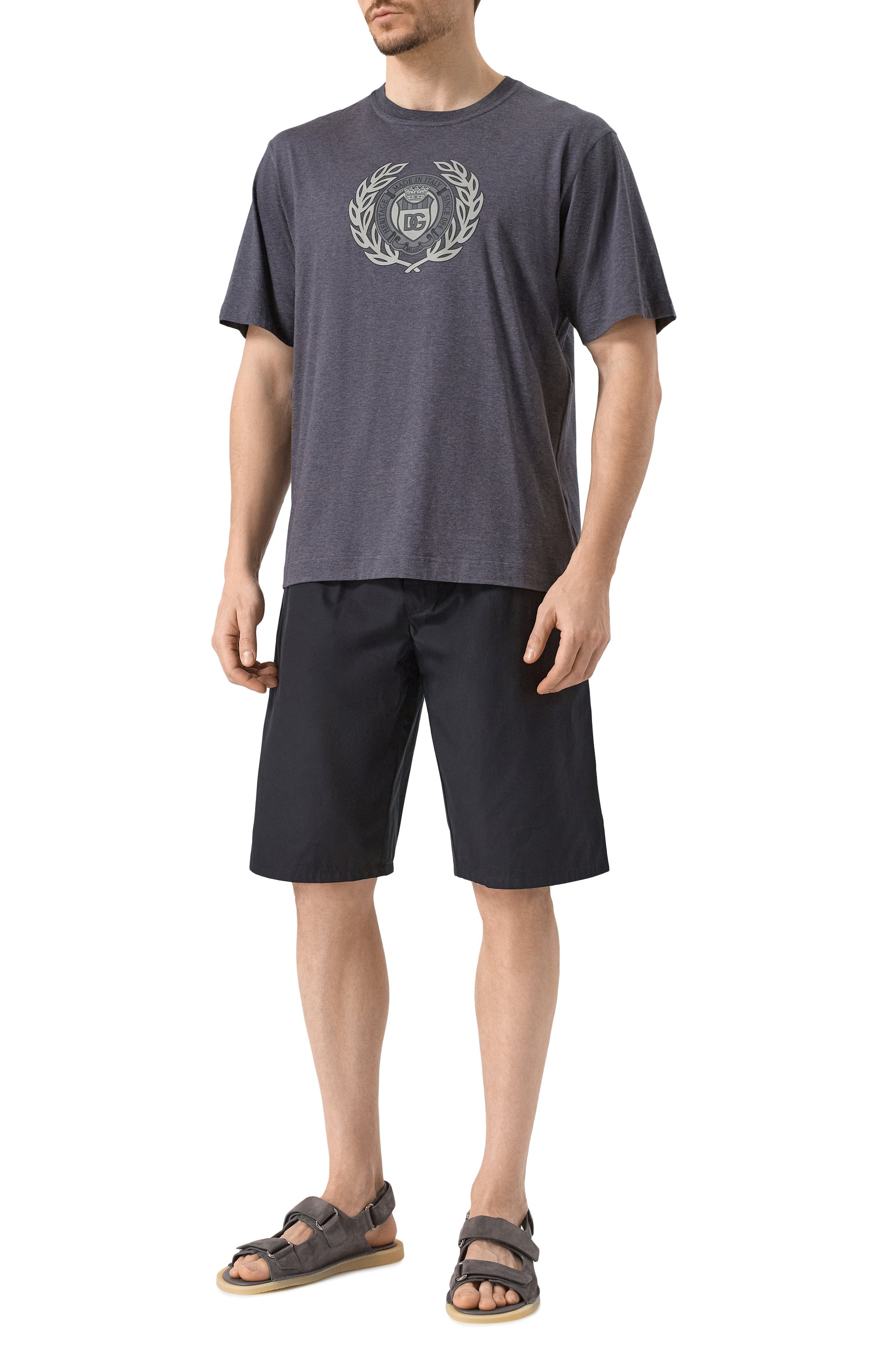 Хлопковая футболка DOLCE & GABBANA, арт. G8PN9T/G702D, фото 2