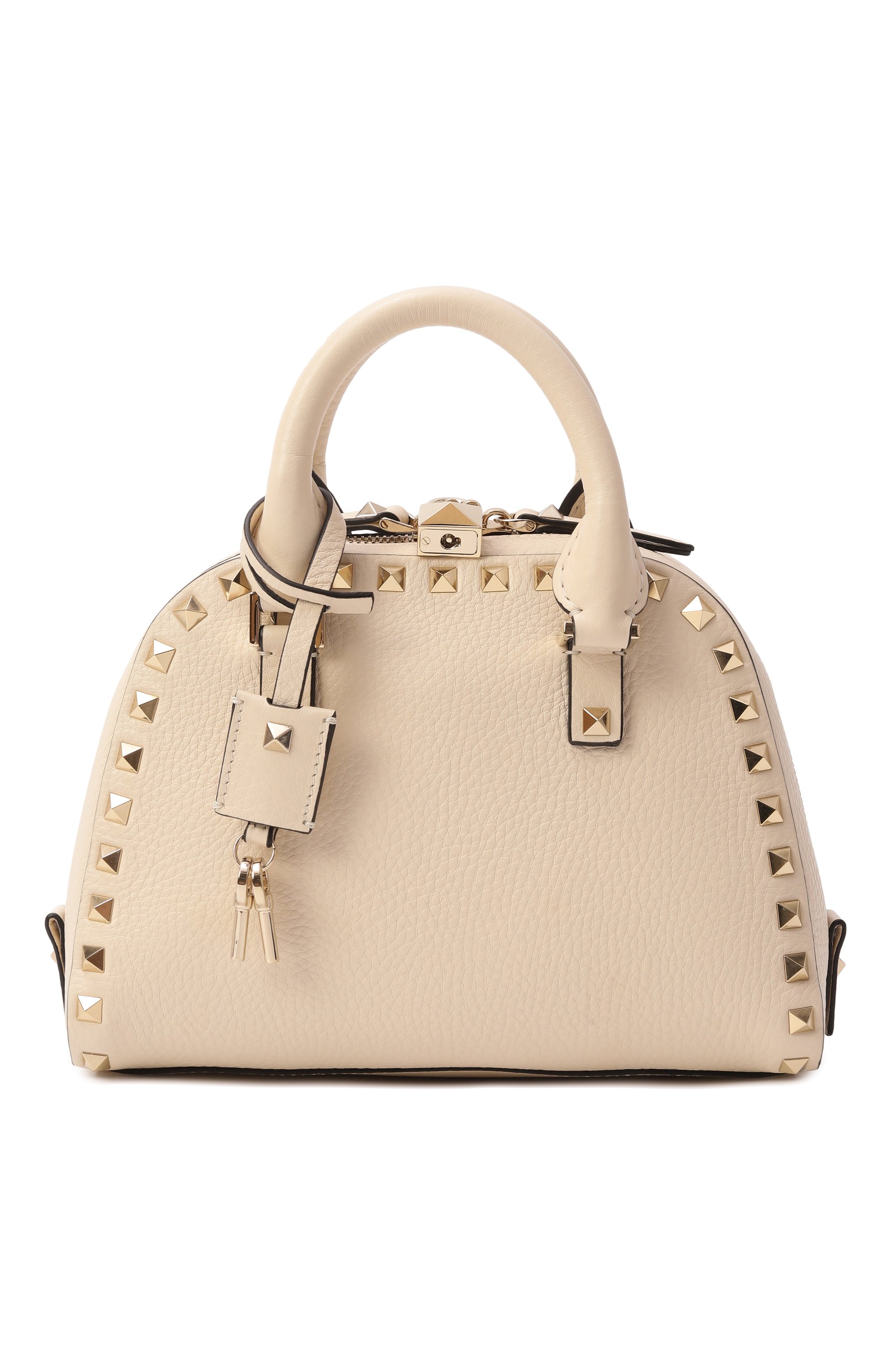 Сумка rockstud VALENTINO кремового цвета по цене 272000 руб., арт. 6W2B0Q97/VSF, фото 1 Сумка rockstud VALENTINO, арт. 6W2B0Q97/VSF, фото 1