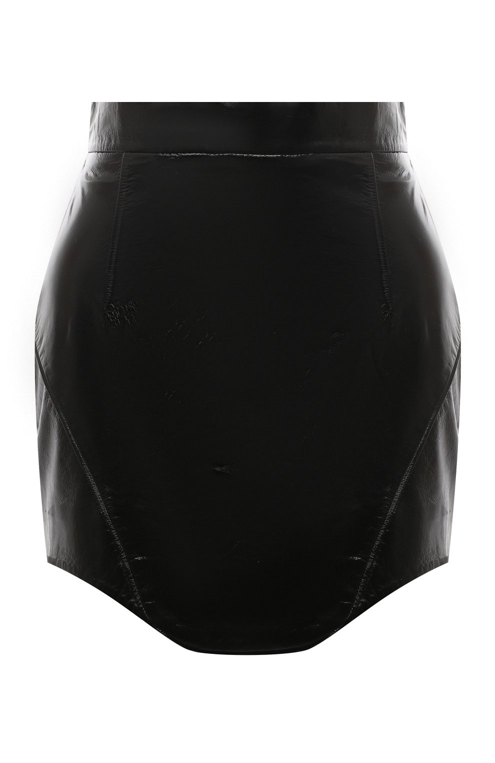Кожаная юбка ZEYNEP ARCAY черного цвета по цене 152000 руб., арт. PF23SK11, фото 1 Кожаная юбка ZEYNEP ARCAY, арт. PF23SK11, фото 1